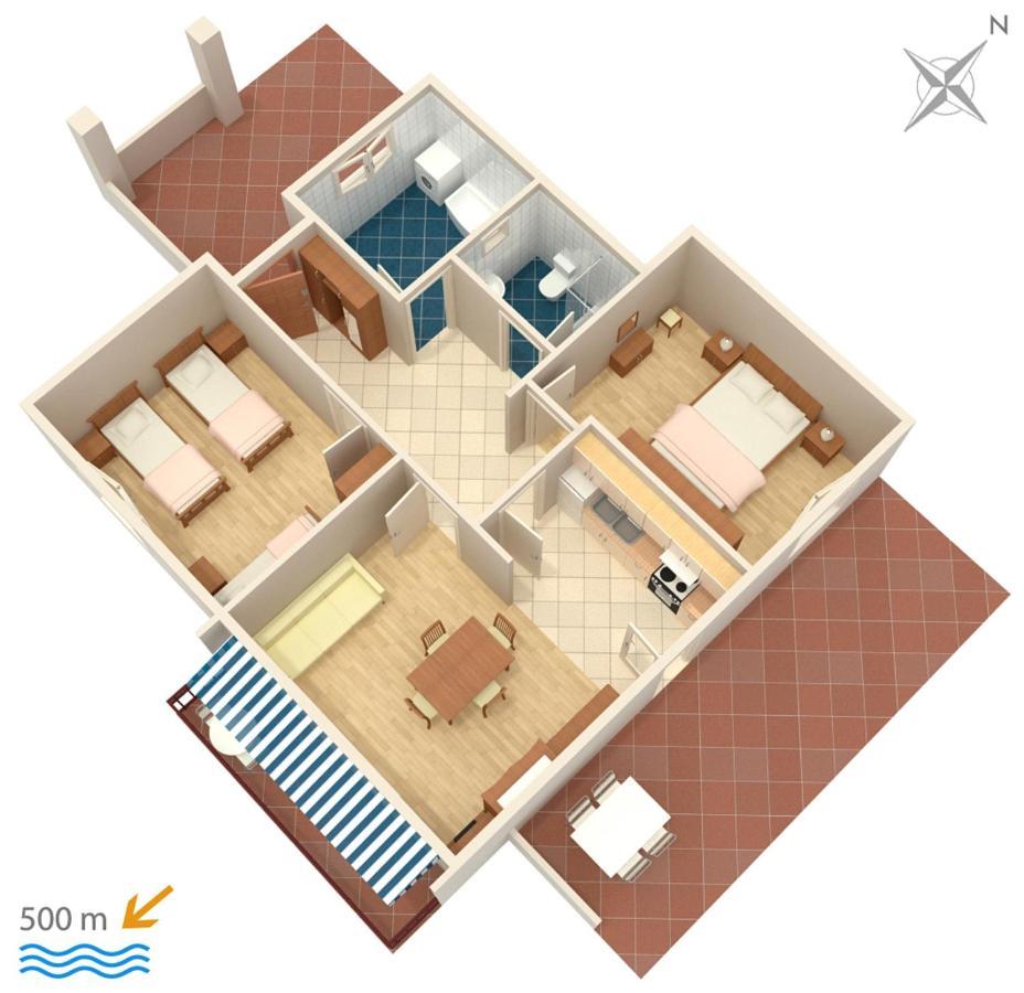Apartment Rabac 2340A Eksteriør billede